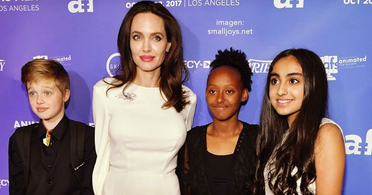 portada 39.jpg?resize=1200,630 - ¡Angelina Jolie Por Fin Mostró A Sus Hijas En La Alfombra Roja!