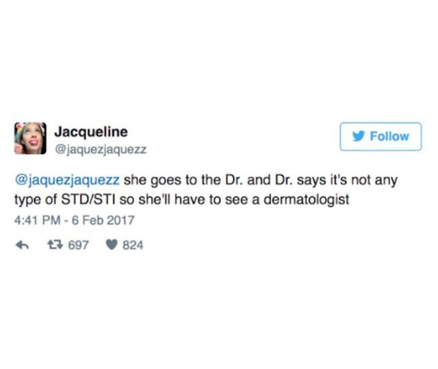 rash from tinder date tweets 6 1.jpg?resize=412,232 - She Thought Her Tinder Hook-Up Gave Her An STD... But Her Doctor Advised Her To See A Dermatologist