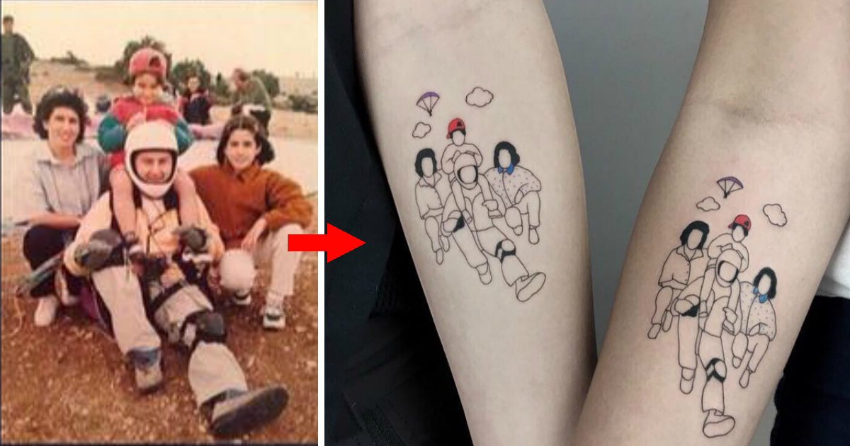 tattofin.jpg?resize=412,275 - Artista transforma fotos nostálgicas da infância em belíssimas tatuagens