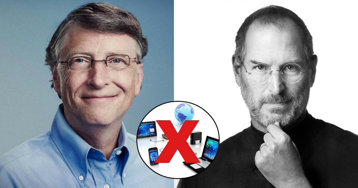 tech 1.jpg?resize=412,275 - O poder viciante das mídias sociais fez com que os filhos de Bill Gates e Steve Jobs crescessem sem acesso a tecnologias
