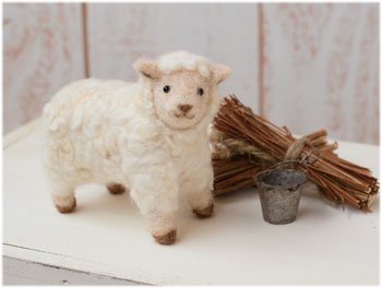 モコモコにすると可愛い 羊のぬいぐるみの作り方 Hachibachi