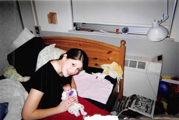 Image #: 40560820 *** EXCLUSIVE - VIDEO AVAILABLE *** *** FILE PHOTO *** KITCHENER, ONTARIO - 2003: Brianne Jourdin posing with Kenadie Jourdin-Bromley at 2 weeks old in a hospital car room in Kitchener, Ontario. AT TWELVE years old tiny Kenadie Jourdin-Bromley stands at just 39.5 inches tall and weighs the same as a two year old. The bubbly schoolgirl has defied doctors since the day she was born weighing just 2.5lbs and 11 inches from head to toe. Kenadie's mum, Brianne Jourdin, 36, was told her daughter wouldnt survive more than a few days. However, despite having learning difficulties and fragile, thin bones - Kenadie plays hockey, swims, and functions in school. Barcroft Media /Landov