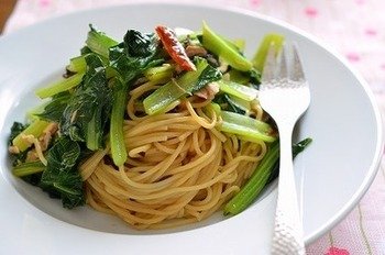 小松菜パスタ
