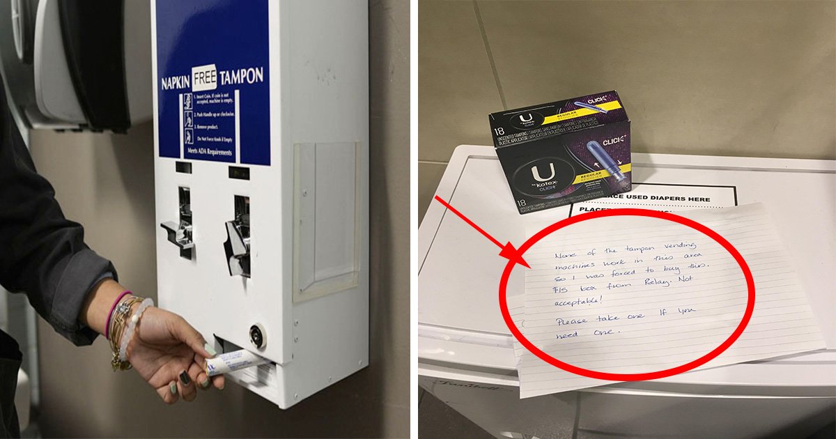 ec8db8eb84ac21 2.jpg?resize=1200,630 - Woman At Airport Was Forced To Buy A Box Of Tampon For $15, Her Note Sparked Outrage On The Social Media