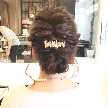 お呼ばれ ヘアアレンジ