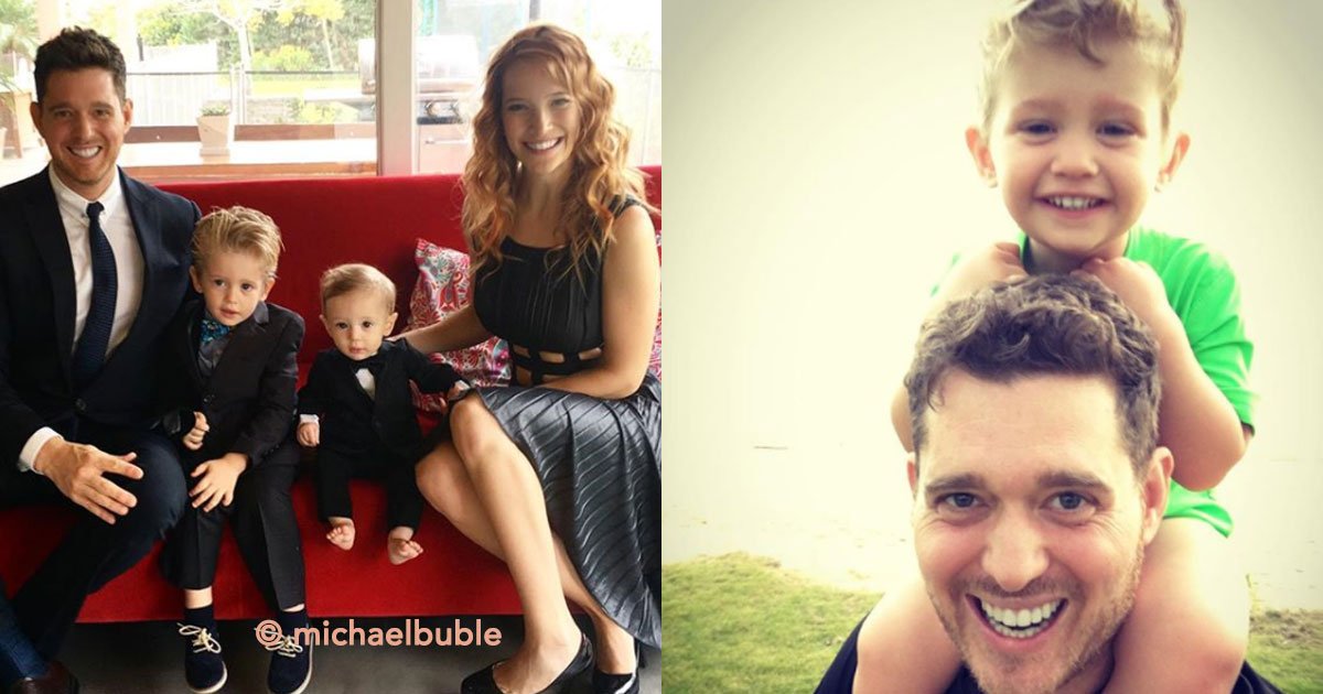 portaa.jpg?resize=412,232 - Noah, el hijo de 4 años de Michael Buble, ganó la batalla contra el cáncer y ahora está muy bien