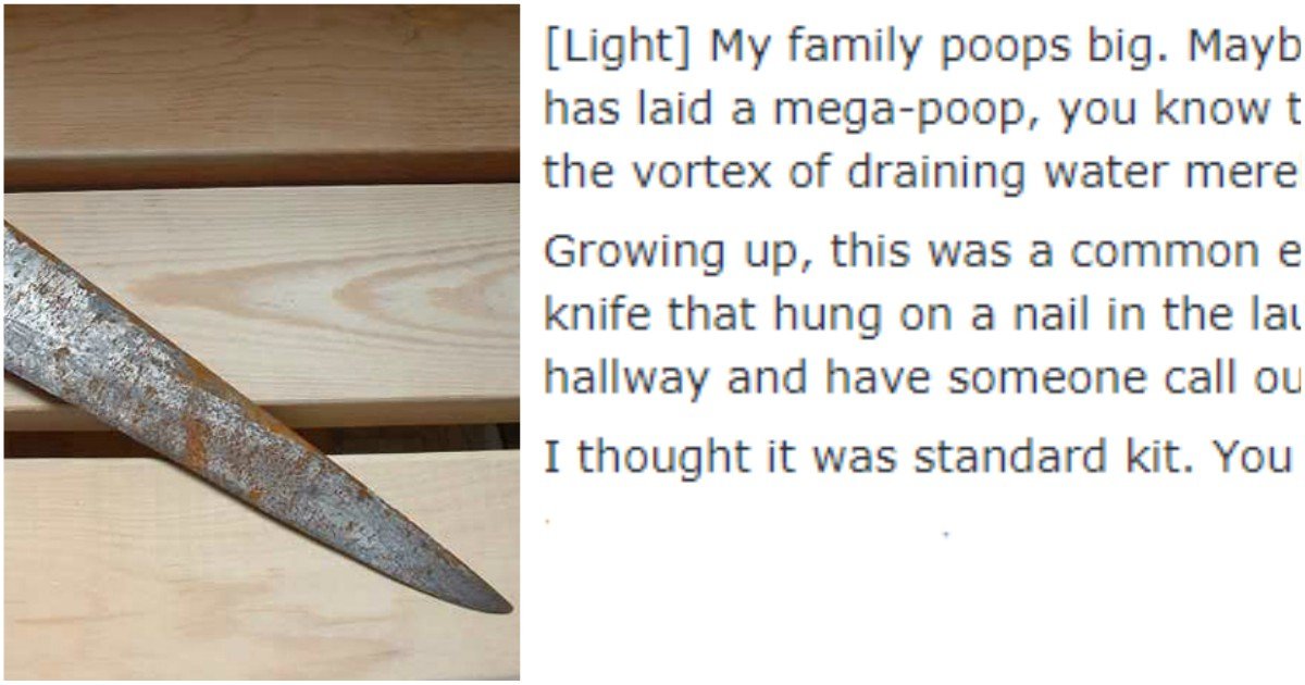 111 13.jpg?resize=1200,630 - Everything You Need To Know About ‘Poop Knives’ Which Many People Are Still Using Today