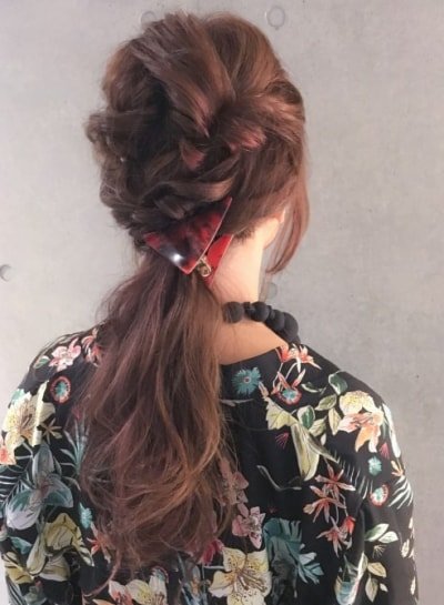 ３か所くるりんぱ　ヘアアレンジ