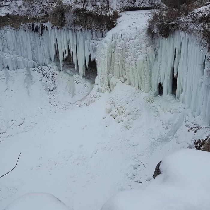 Frozen Minnehaha Falls