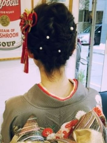 着物 ヘアスタイル