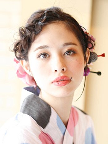 着物　ヘアアレンジ