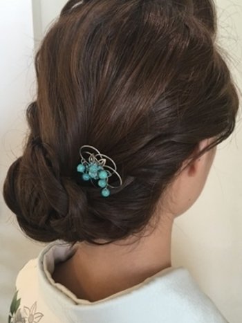 着物　ヘアアレンジ