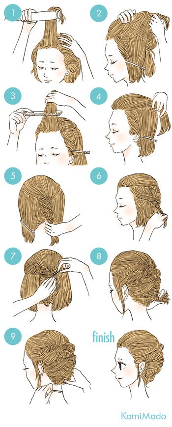着物 ヘアアレンジ
