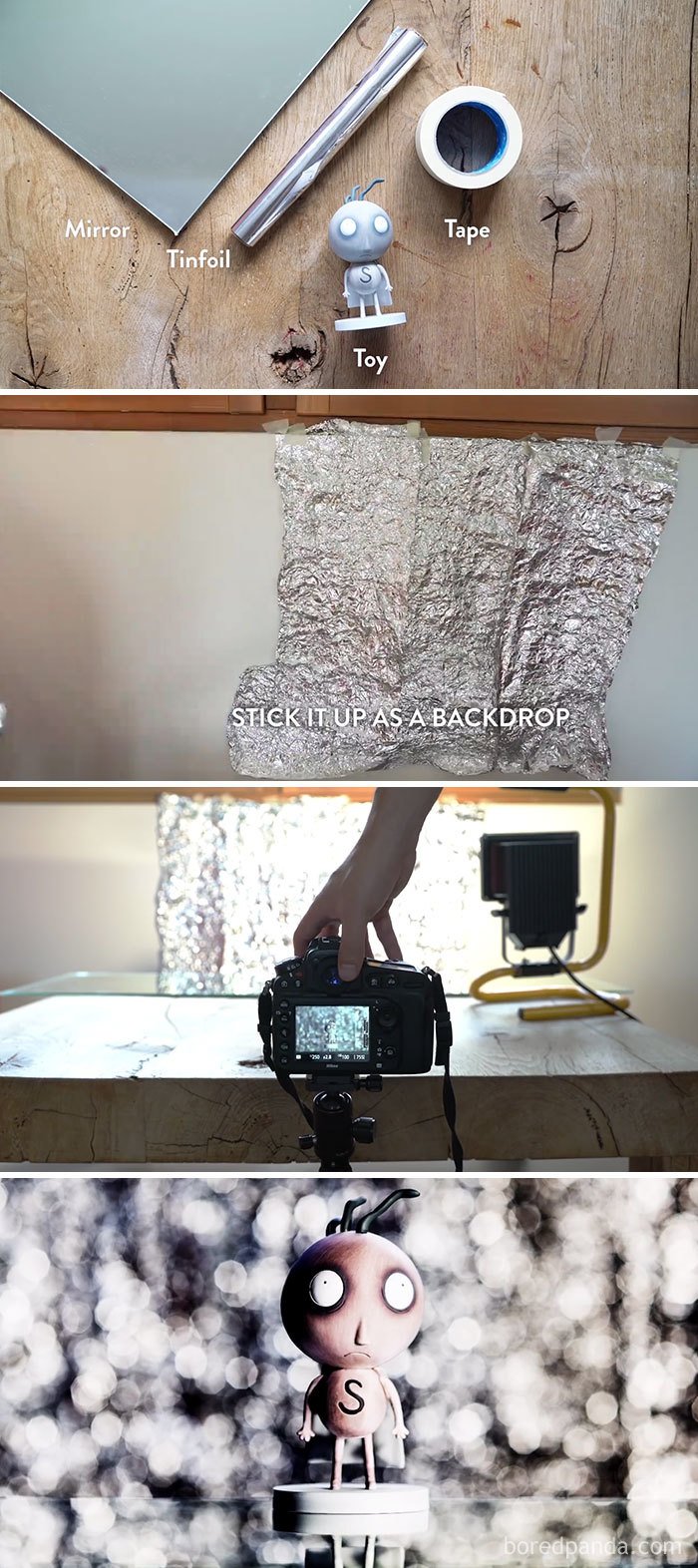 Use Tinfoil To Create A Wall Of Bokeh