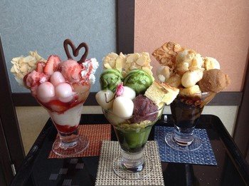 抹茶 パフェ 京都