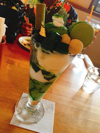 京都 抹茶 パフェ