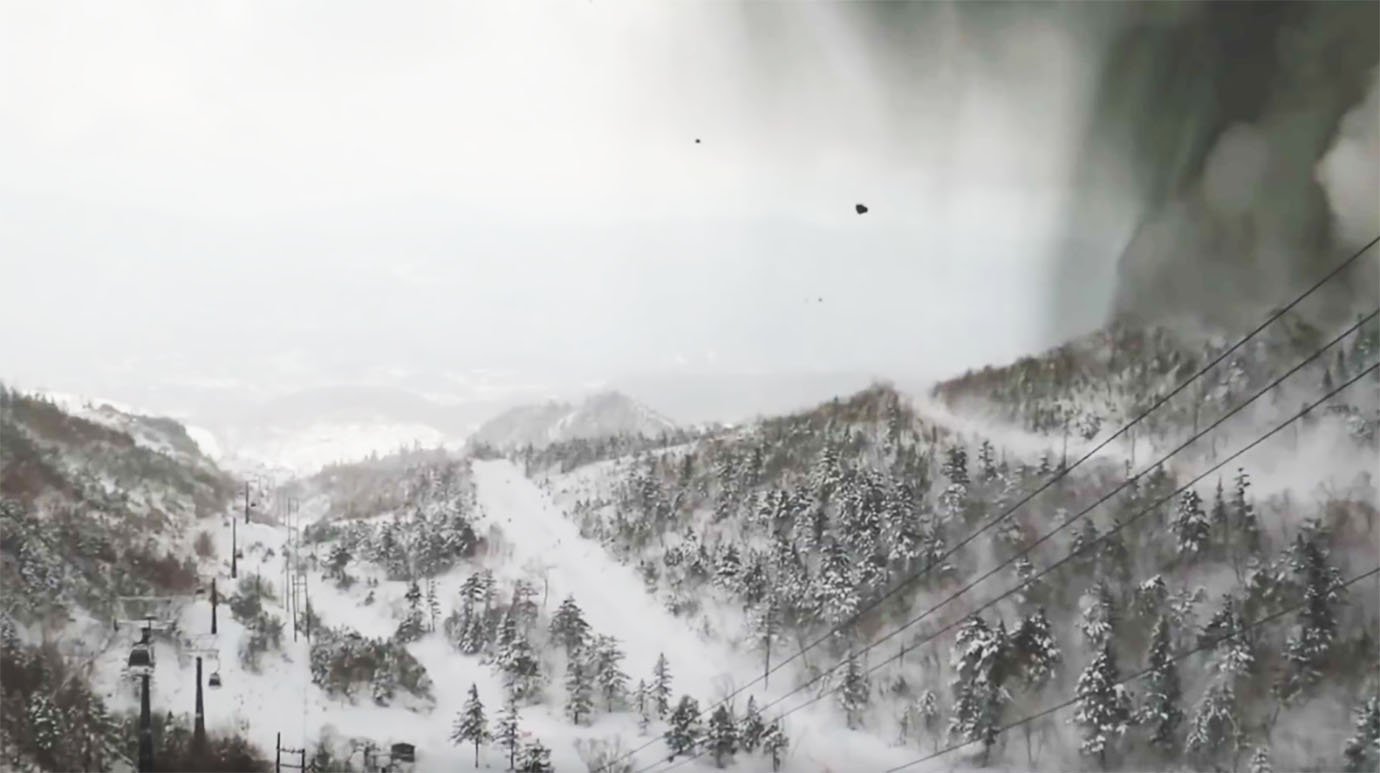 草津白銀山 噴火