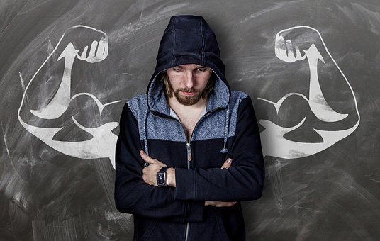 남자, 판, 드로잉, 근육, 강한, 약한, 분필, 실망, 절반 남자, 판, 드로잉, 근육, 강한, 약한, 분필, 실망, 절반, 총