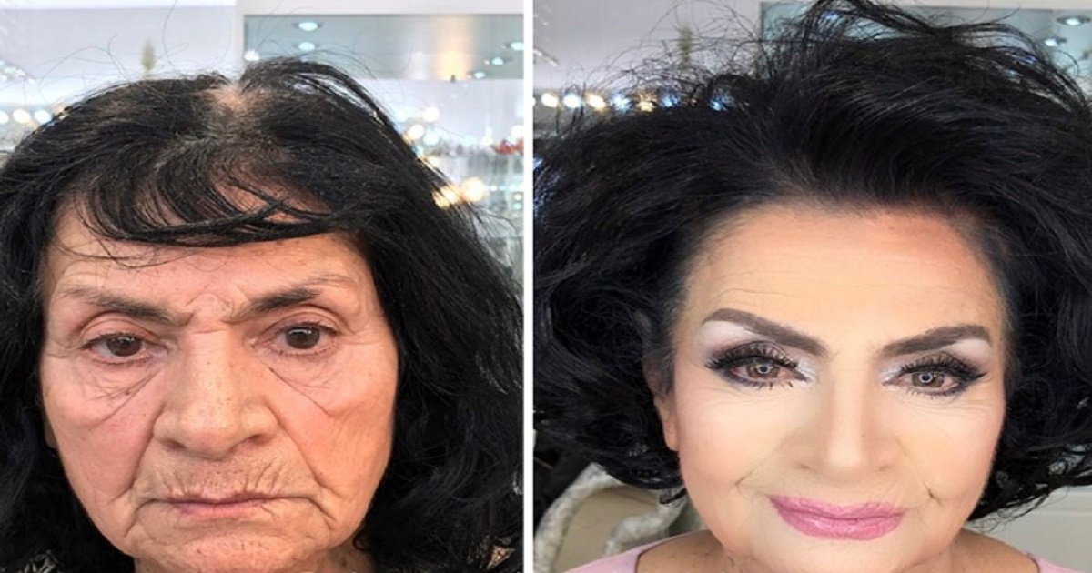 anar2 1.jpg?resize=412,232 - Talented Makeup Artist Makes Clients Look Decades Younger With The Power Of Makeup
