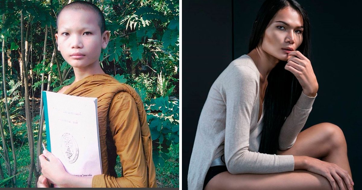 cove 1.jpg?resize=412,232 - Antes de convertirse en mujer era un monje budista, ahora es una exitosa modelo en Tailandia