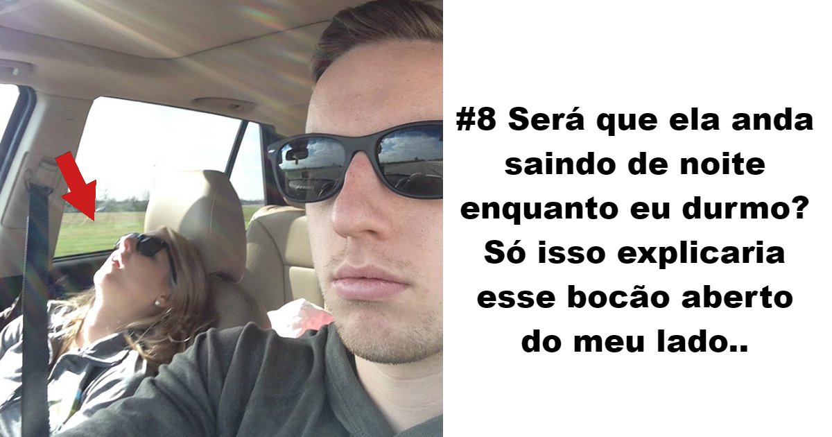 esposa.jpg?resize=412,275 - Marido registra comportamento da esposa em todas as viagens de carro do casal - o resultado é simplesmente hilário