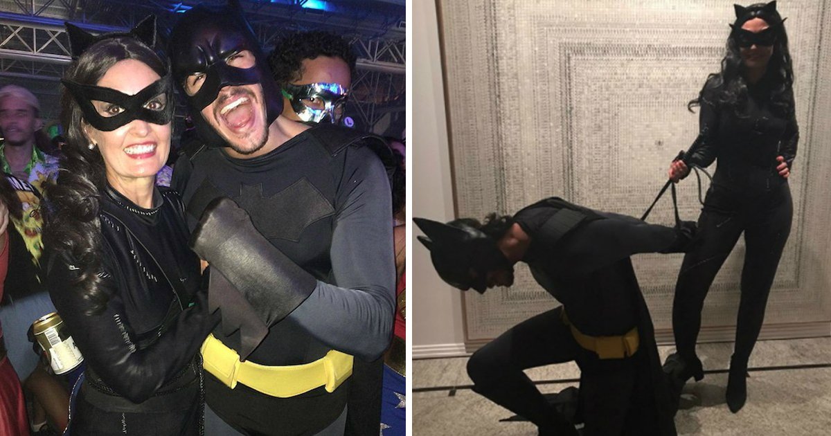 faifn.jpg?resize=412,232 - Fátima Bernardes e namorado se vestem de mulher-gato e Batman numa festa em Recife