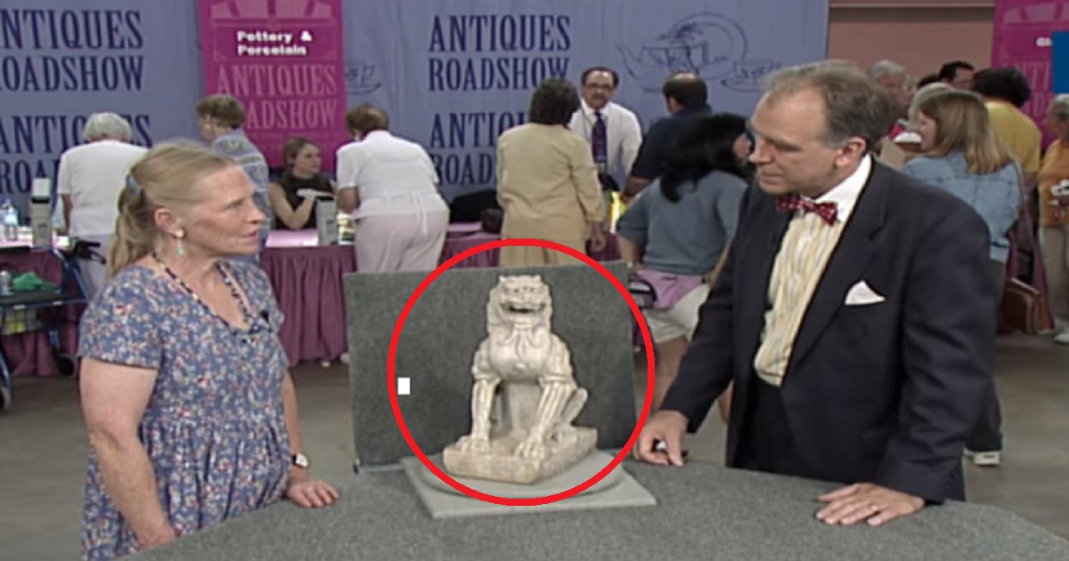 lionstatue2 1.png?resize=1200,630 - Woman Brought Old Marble Lion Statue To Appraiser Only To Learn It Was Worth $250,000