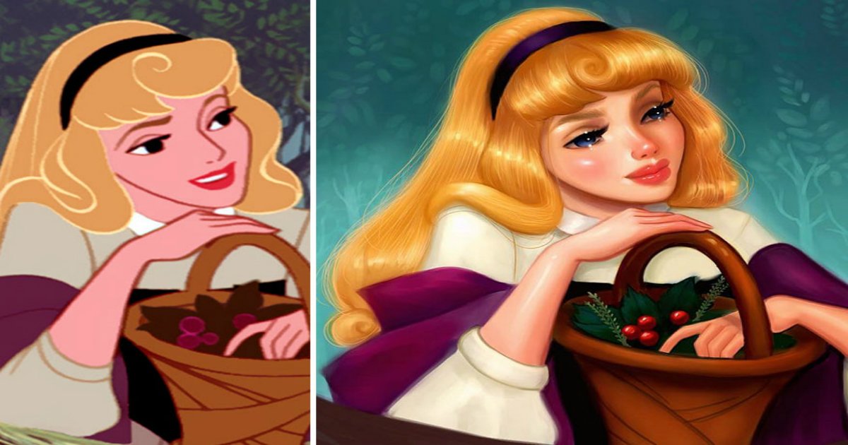 repainted disney princesses isabelle staub 6 58f5b4fdafe76  880.jpg?resize=412,275 - 유명한 만화 캐릭터에 ‘숨’을 불어 넣는 일러스트레이터의 작품 10