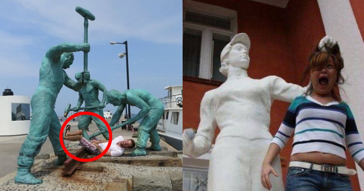 statue ttl.jpg?resize=412,232 - こんな発想が⁉"銅像"〇〇〇する人達(笑)