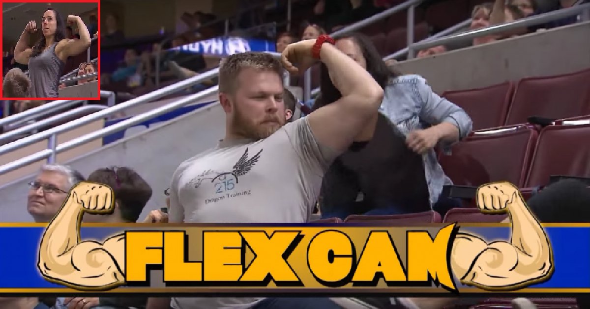 thumb nail flex game 1.png?resize=1200,630 - Strong Woman Embarrassed A Man Showing Off His Muscles On His Flex Cam Debut