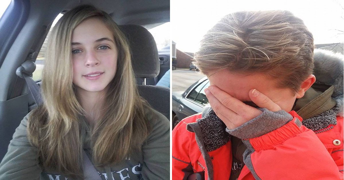 Un père coupe les cheveux de sa fille car elle s'était fait des mèches pour  ses 13 ans - Vonjour
