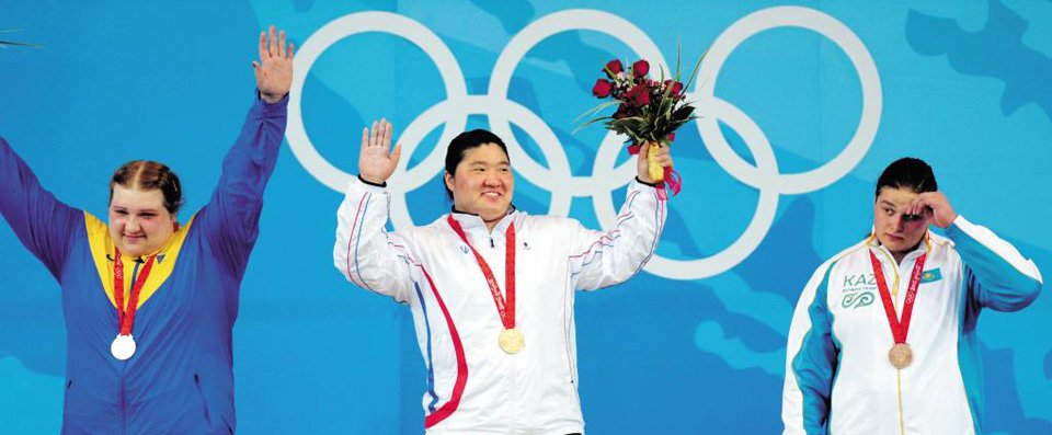 베이징 올림픽 장미란 시상식에 대한 이미지 검색결과
