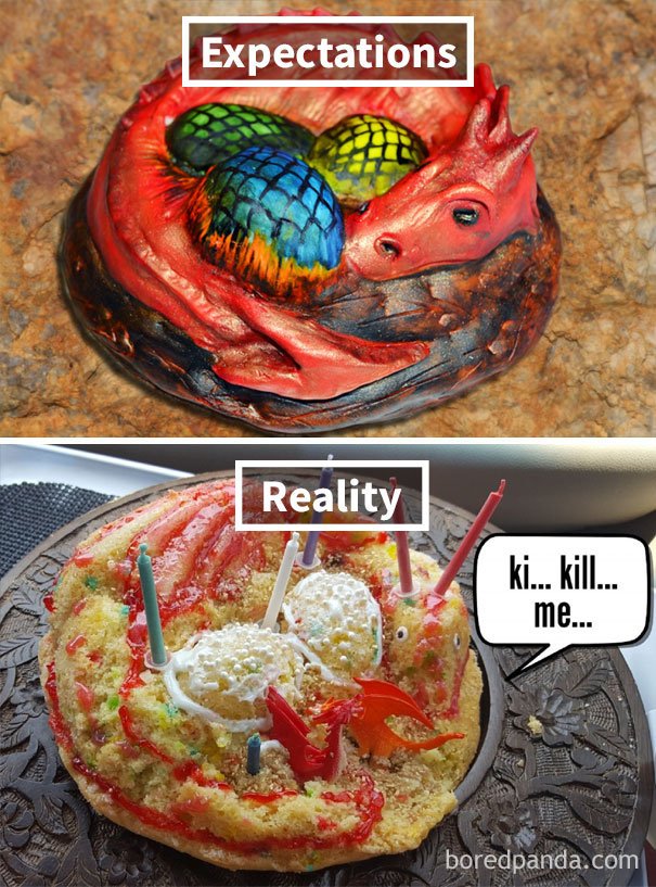 My Wife Made A Dragon Cake For Her Mother