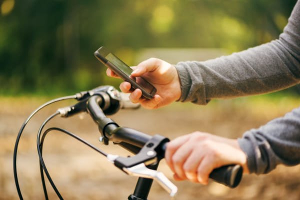 自転車スマホ 川崎