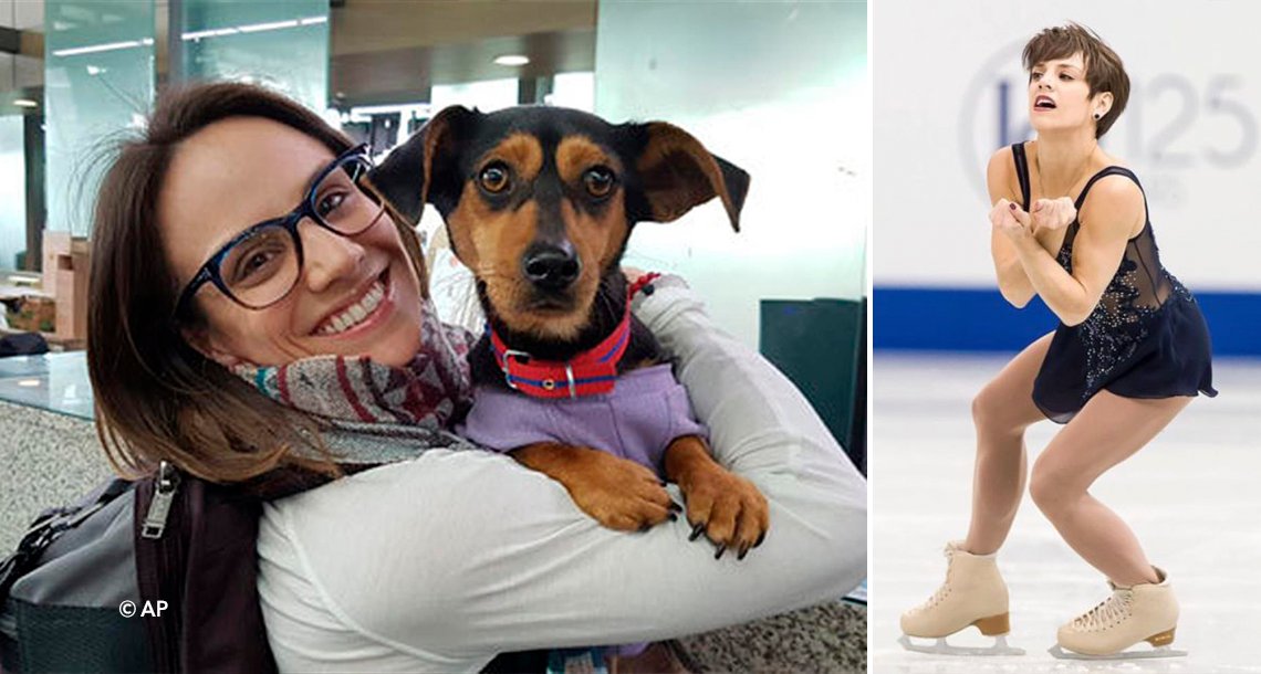 cover 4pati.png?resize=412,232 - Este perro iba a ser cocinado, pero una patinadora olímpica lo rescató