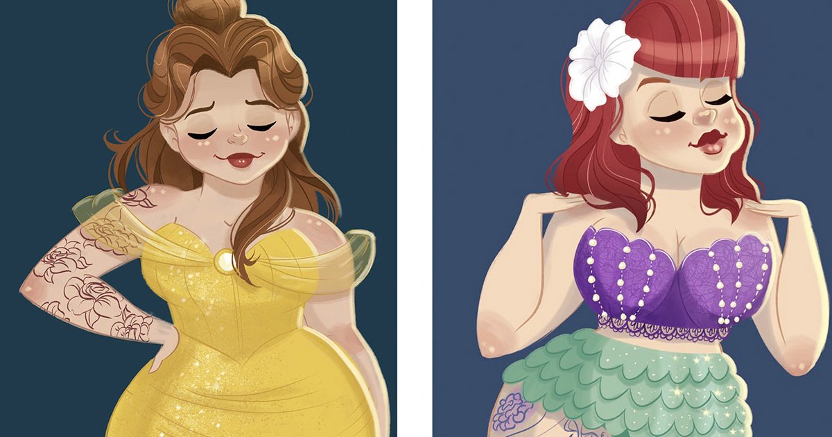 curvy.jpg?resize=412,232 - Mulher se irrita com críticas às proporções das princesas da Disney e sua reação viraliza na Internet!