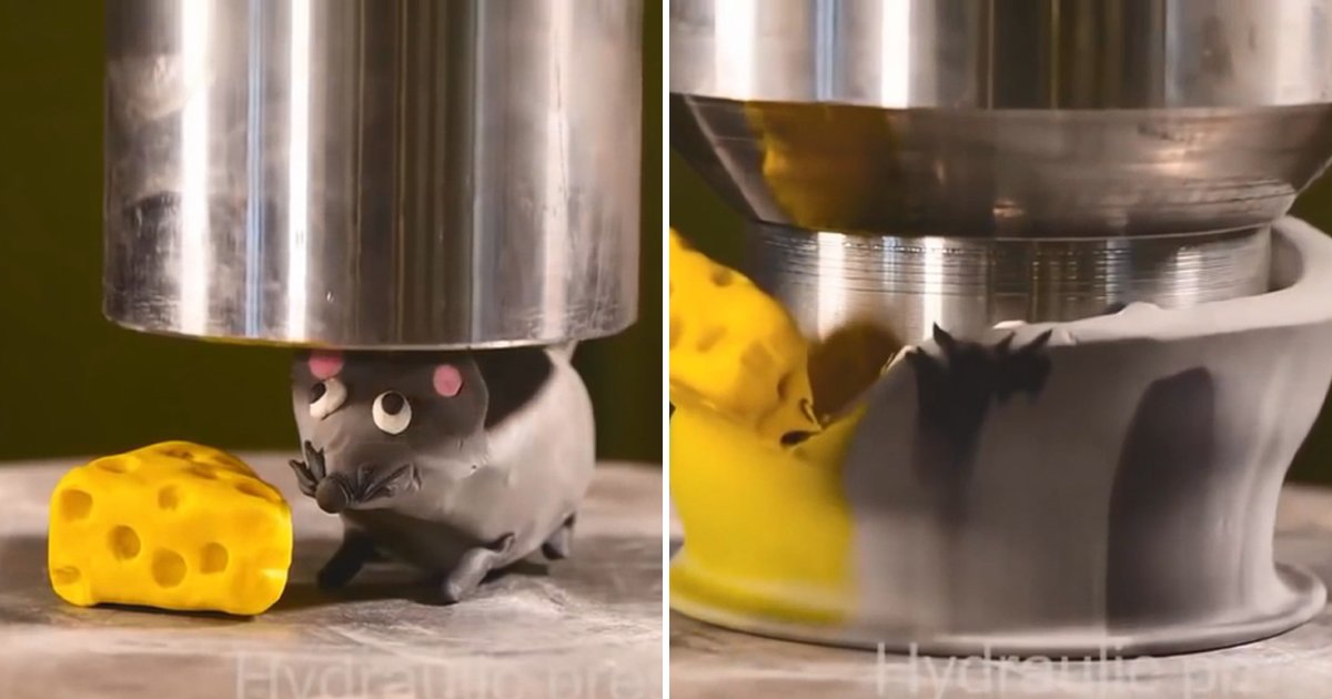 this 100 ton hydralic press completely destroys various household