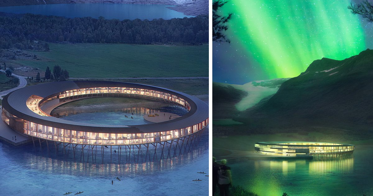 ee.png?resize=1200,630 - Hotel futurista com design de nave espacial terá visual de tirar o fôlego de geleiras e aurora boreal