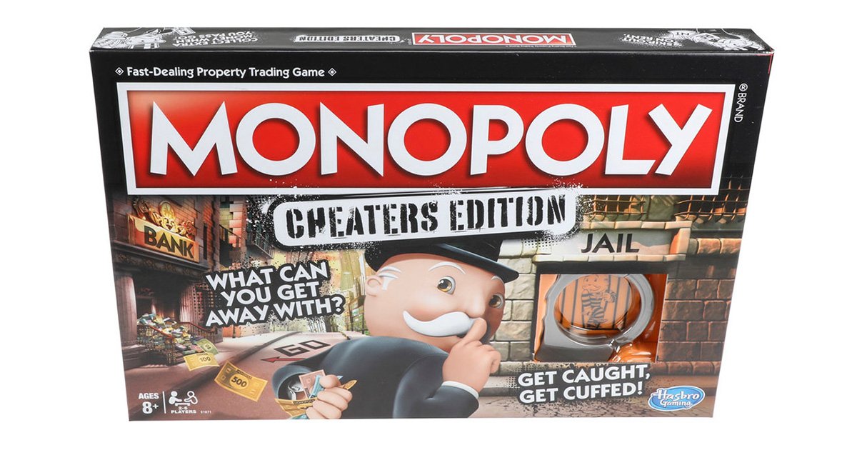 mainphoto monopoly.jpeg?resize=412,232 - Monopoly célèbre le tricheur qui est en vous avec cette édition spéciale!