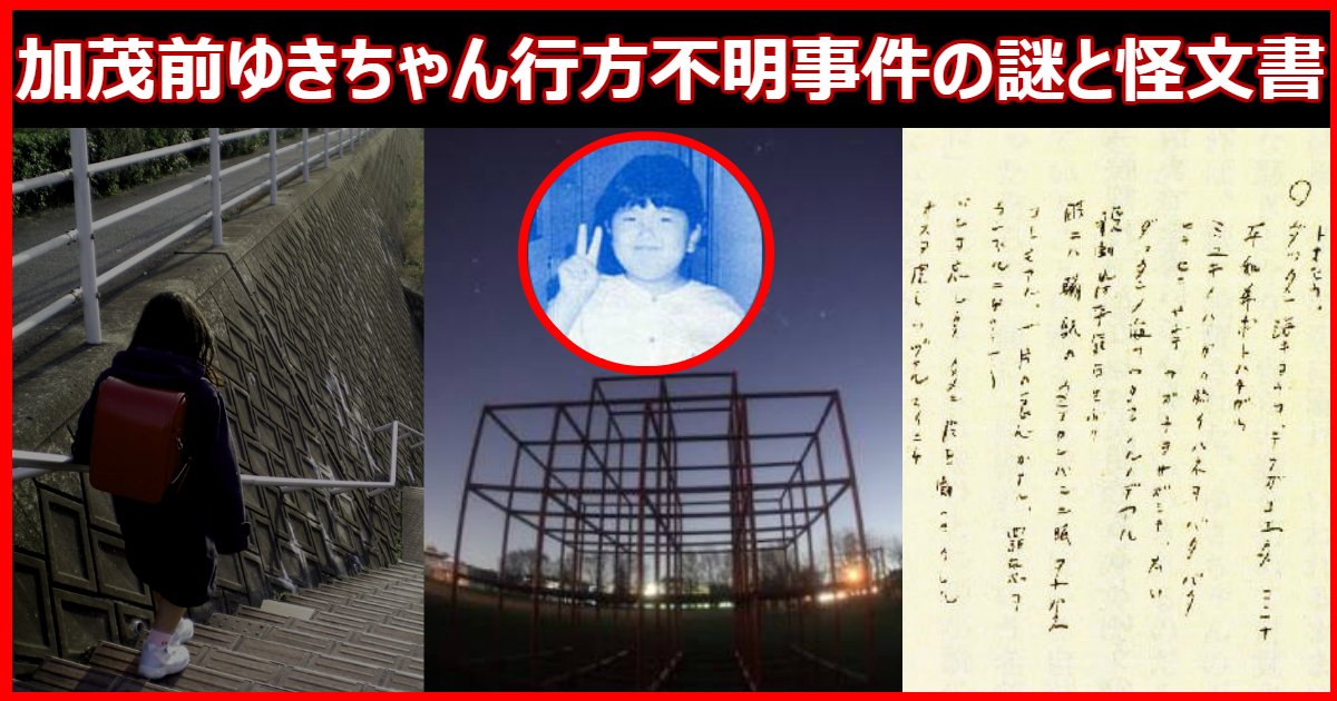 missing girl.jpg?resize=412,232 - 加茂前ゆきちゃん行方不明事件の謎と怪文書