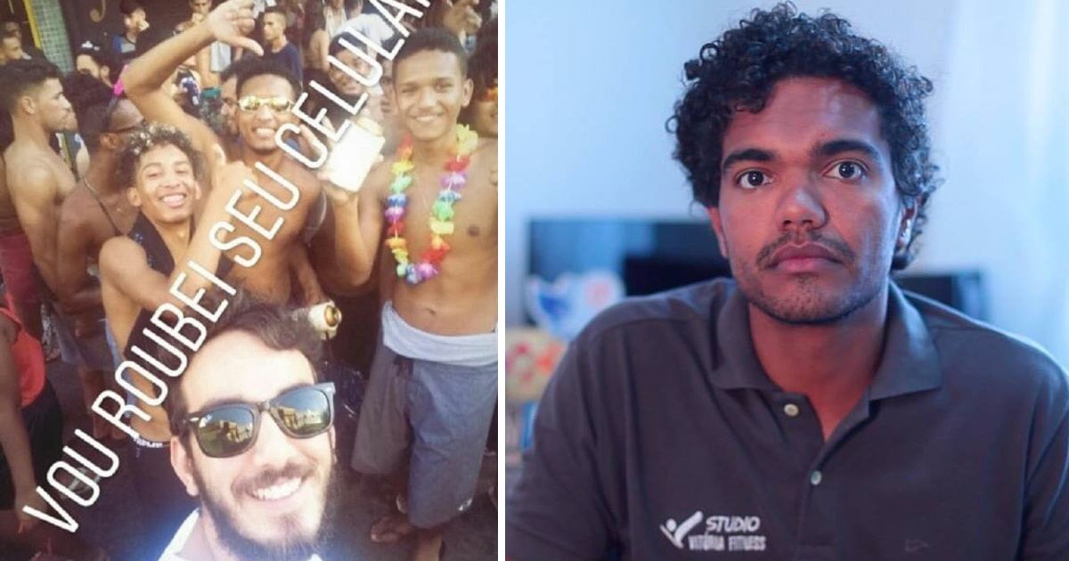 thumbnail5gibse.png?resize=412,232 - Jovem é demitido após postar selfie racista durante o carnaval