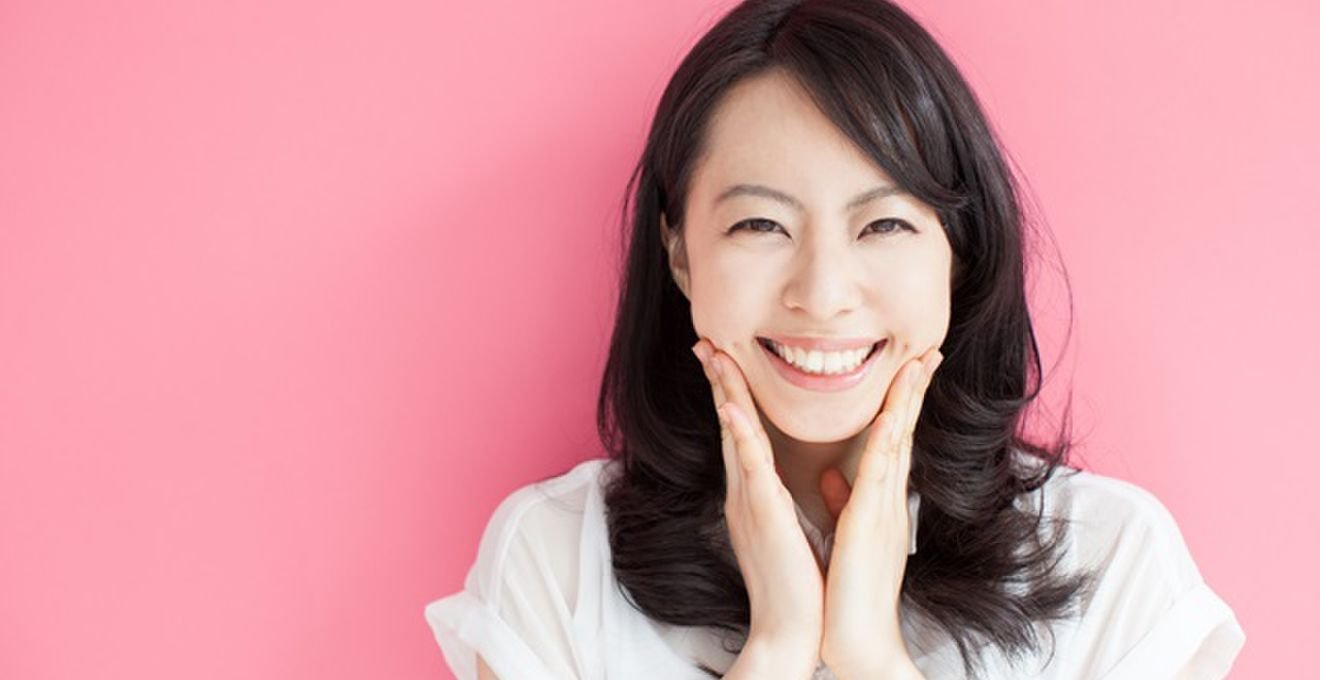 女性 笑顔