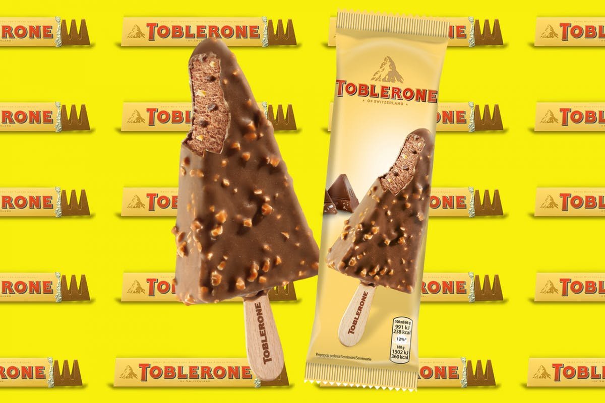 you can now buy toblerone ice cream and its weird that this never existed before crop 1519034244 1800x1200.jpg?resize=412,275 - Toblerone acaba de virar picolé!