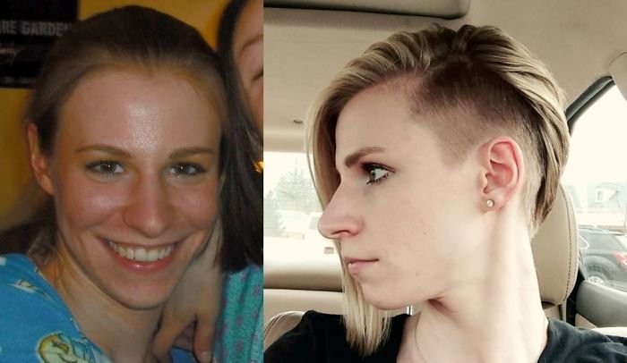 Me Age 21 On The Left, And Now Age 27. New Haircut And More Confidence! #2012vs2018