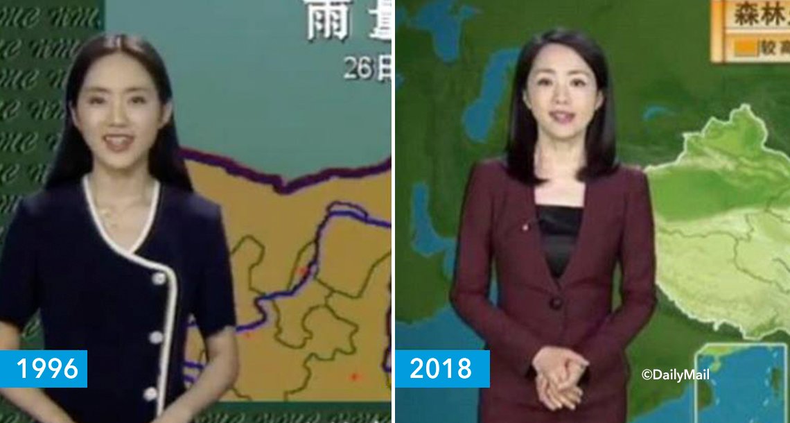 cover 4clima.png?resize=412,232 - Presentadora del clima china sigue exactamente igual aunque hayan pasado 22 años