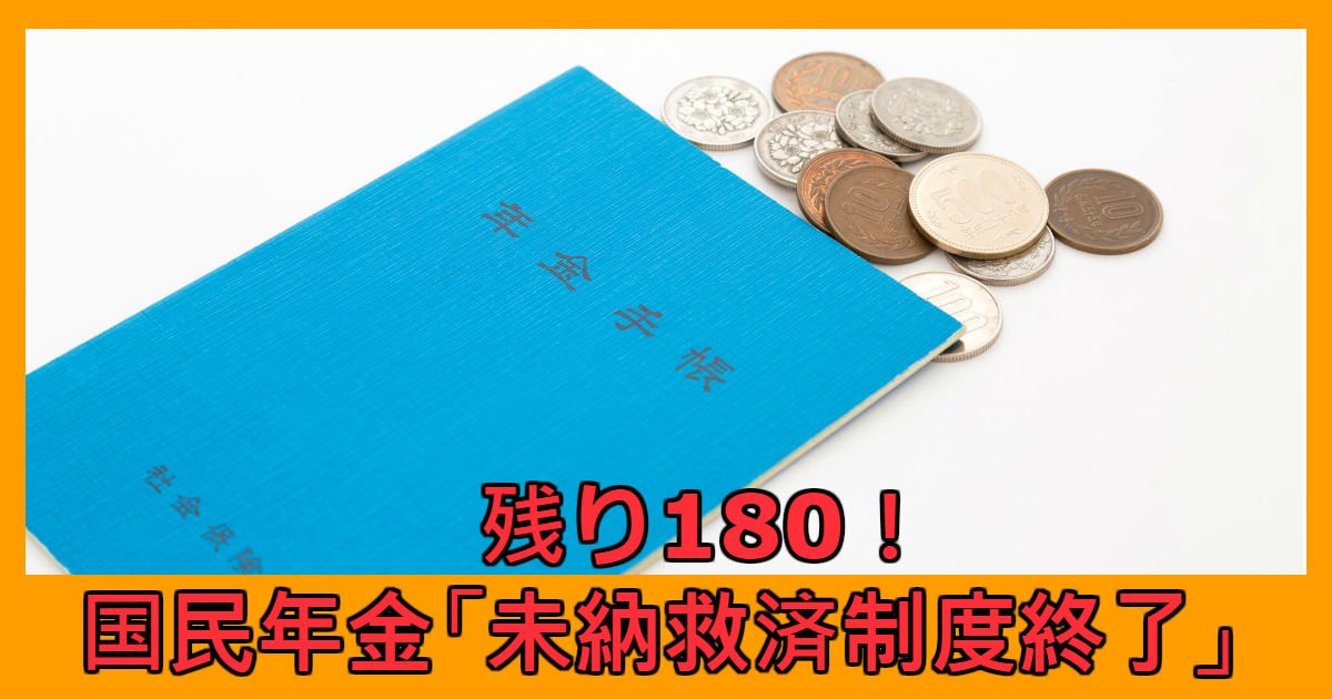 money 1.jpg?resize=1200,630 - あと180日で国民年金「未納救済制度終了」？！