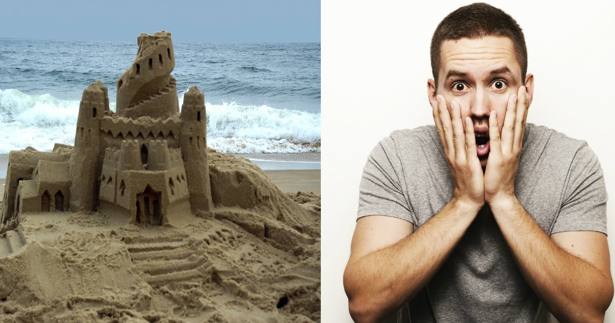 sandcastle.jpg?resize=1200,630 - Depuis 22 ans, un homme vit dans un château de sable sur une plage du Brésil