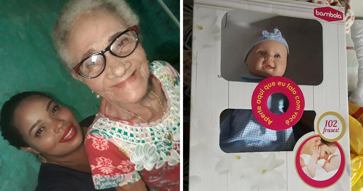 thumbnail5giu.png?resize=1200,630 - No aniversário de 80 anos, avó recebe de presente da neta uma boneca que nunca pôde ter