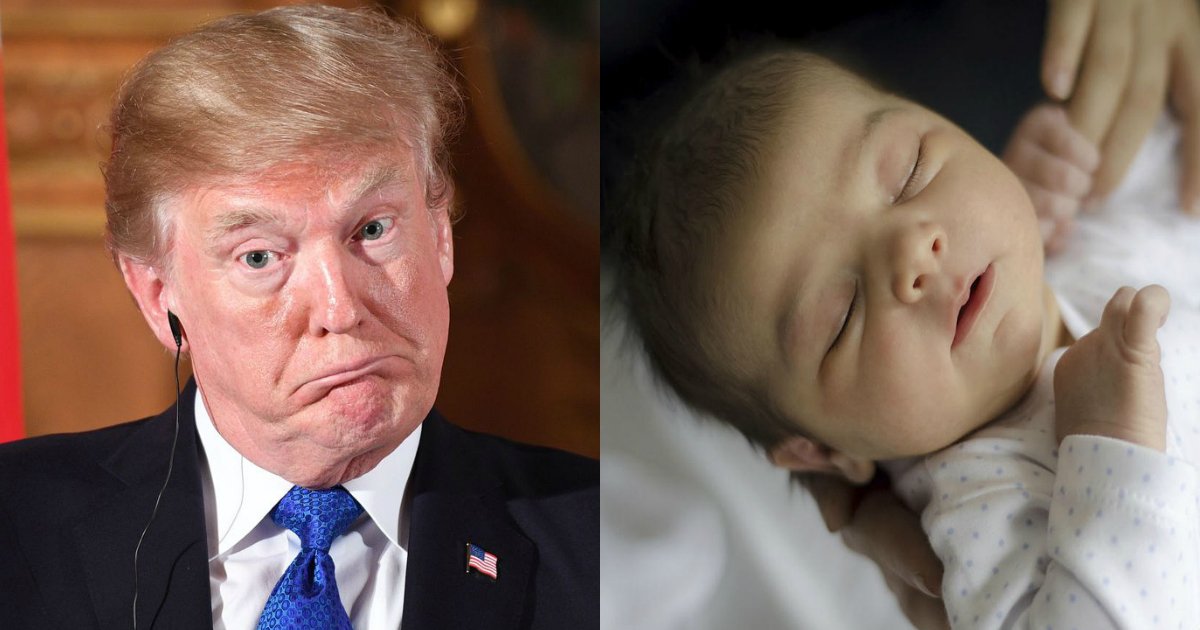 trumpbaby.jpg?resize=412,232 - L'étrange déclaration de Trump disant qu'il ne veut plus de naissance au 9ème mois de grossesse laisse songeur