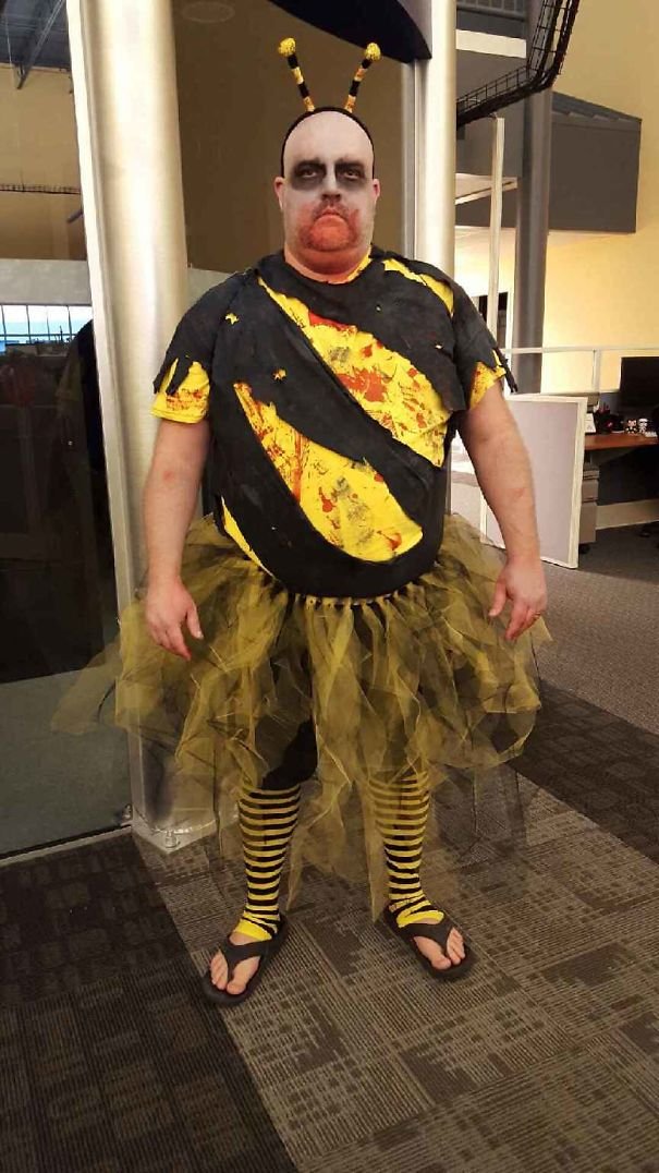 My Costume Came In 2nd Place "Zombee" My Costume Came In 2nd Place "Zombee"